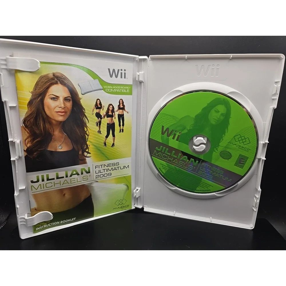 Jillian Michaels Fitness Ultimatum 2009 (Nintendo Wii) w/ Manual